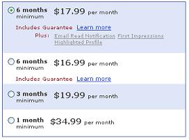 match.com cost