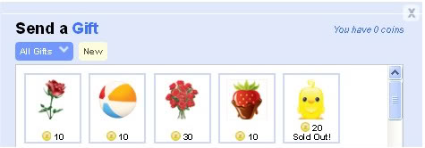 zoosk coins gifts dating