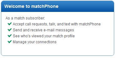 matchTalk feature