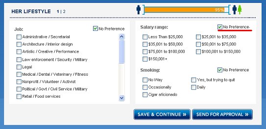 Match-Preferences