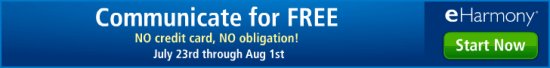 eharmony 10 day free weekend july 2010